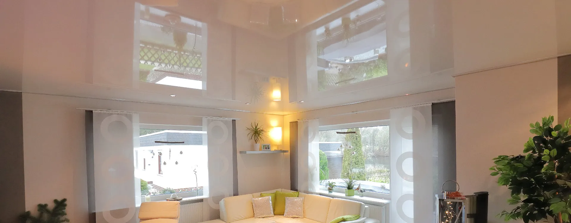 Lackspanndecke – Wohnzimmer, Planungsbüro Ulfig